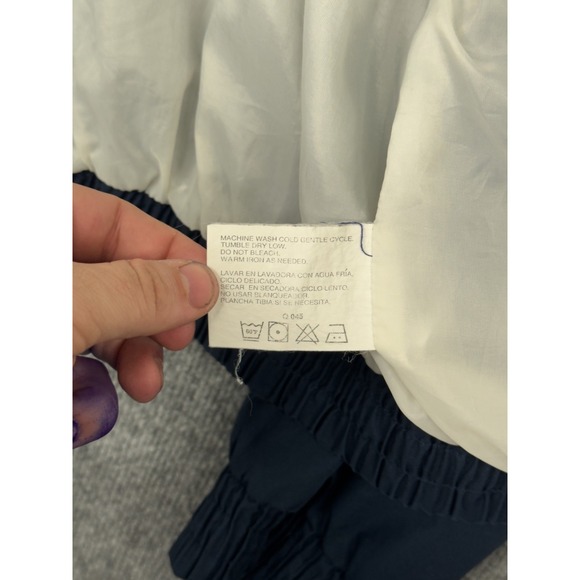 Vintage Members Only Jacket Windbreaker Navy Yellow White Men's Size XL Korea - Picture 13 of 16